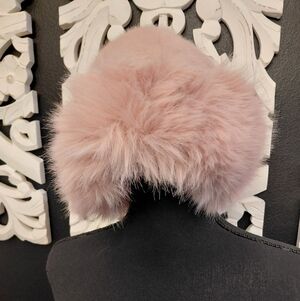 Pink Faux Fur Hat